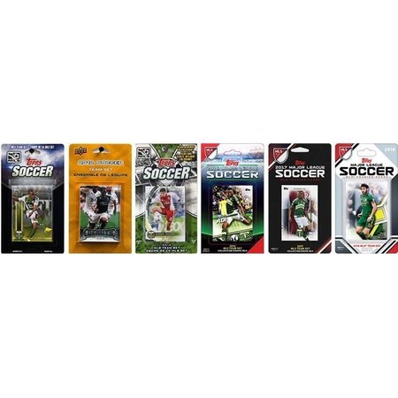 WILLIAMS & SON SAW & SUPPLY C&I Collectables TIMBERS618TS MLS Portland Timbers 6 Different Licensed Trading Card Team Sets TIMBERS618TS